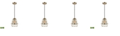 Macy's Yardley 1 Light Pendant in Polished Gold with Mercury Glass